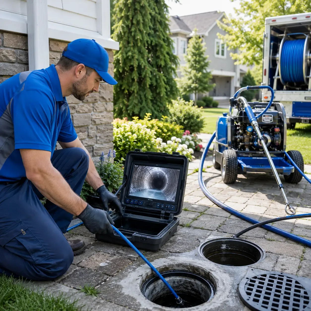 Outdoor drain cleaning professionals serving Homer, IN